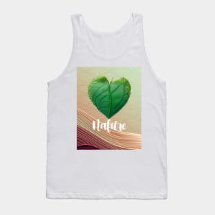 Love Nature No. 3: Green Valentine's Day Tank Top